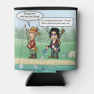 Music Streaming Funny Pun Koelbox Blikjeskoeler