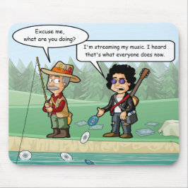Music Streaming Funny Pun Muismat