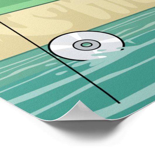 Music Streaming Funny Pun Poster (Hoek)