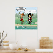 Music Streaming Funny Pun Poster (Keuken)