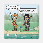 Music Streaming Funny Pun Refkoelkast Magnet (Voorkant)