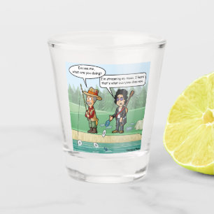 Music Streaming Funny Pun Shot Glass Glas