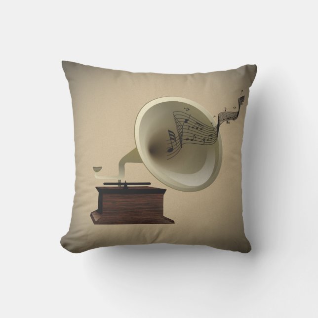 Music Streams uit Gramophone Buitenkussen (Voorkant)