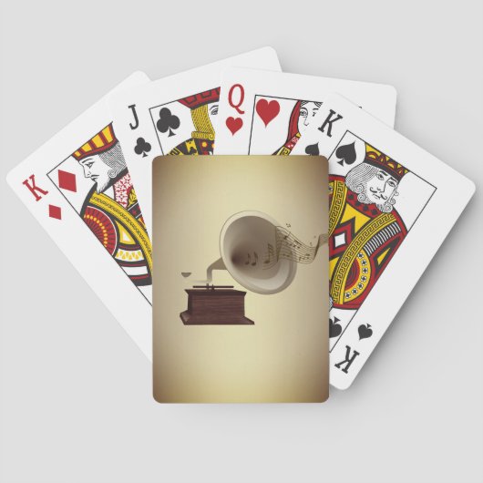 Music Streams uit Gramophone Pokerkaarten (Achterkant)