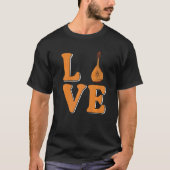 Music String Instrument Love Mandolin   T-shirt (Voorkant)
