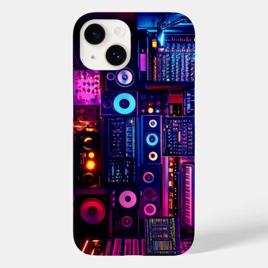 Music Studio Case-Mate iPhone Case (Achterkant)