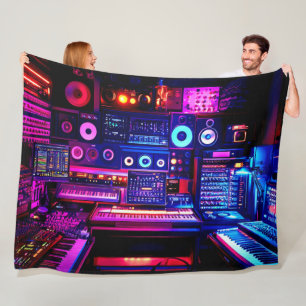 Music Studio Fleece Deken