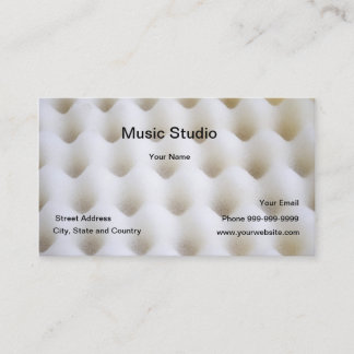 Music Studio Visitekaartje