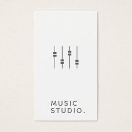 Music Studio-Visitekaartje Visitekaartje