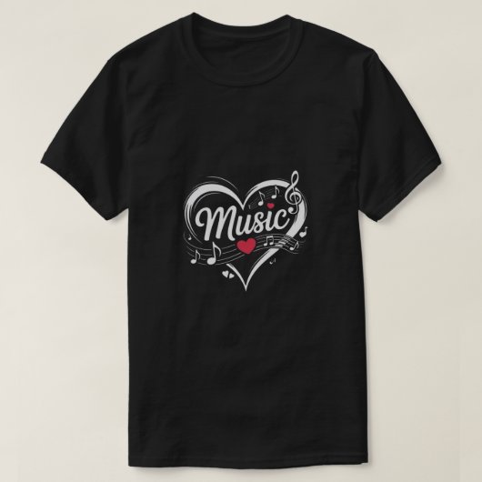 Music style cool  t-shirt (Design voorkant)