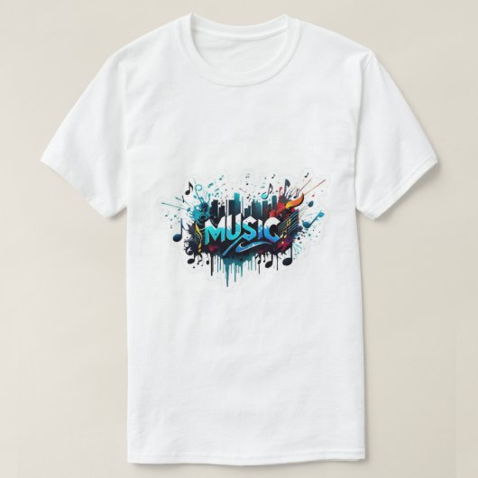 Music style Cool. T-shirt (Design voorkant)