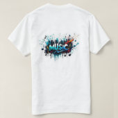 Music style Cool. T-shirt (Design achterkant)