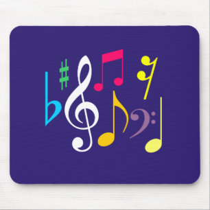 Music Symbols Mousepad Muismat