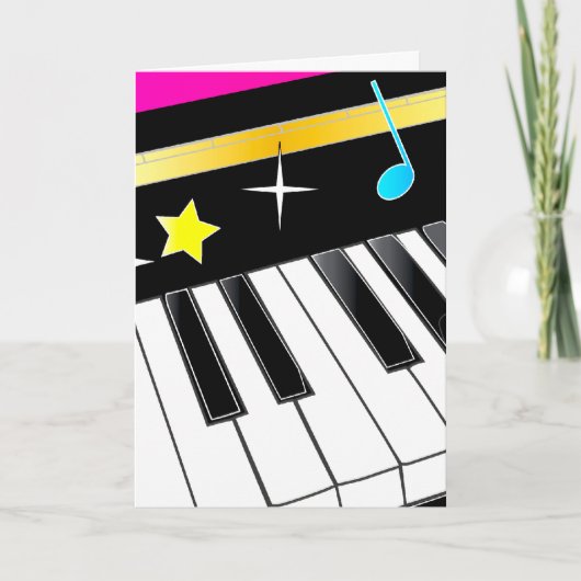 Music Teacher Dank u Bedankkaart (Voorkant)