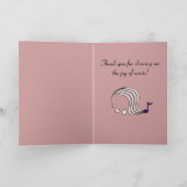 Music Teacher Dank u Bedankkaart (Binnen)