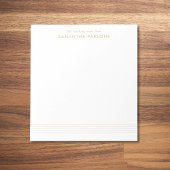 Music Teacher Notes Goud Elegant Notitieblok