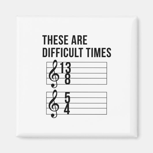 Music Teacher Times Magneet (Voorkant)