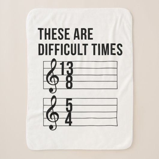 Music Teacher Times Sherpa Deken (Voorkant)