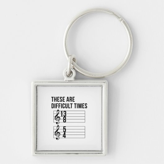 Music Teacher Times Sleutelhanger (Voorkant)