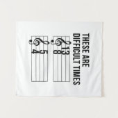 Music Teacher Times Wandkleed (Voorkant (horizontaal))