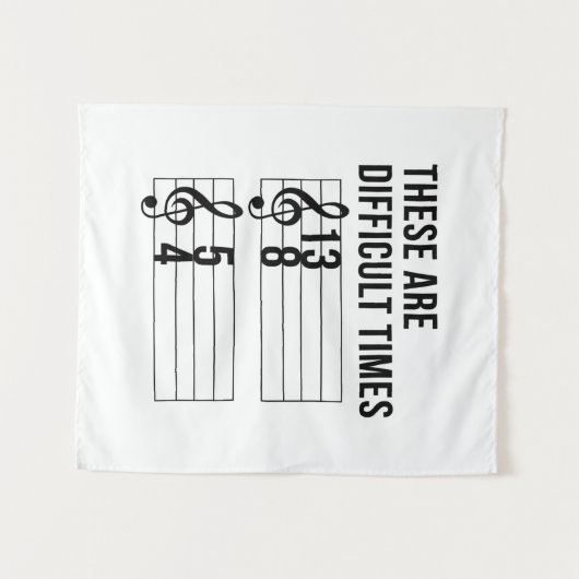 Music Teacher Times Wandkleed (Voorkant (horizontaal))