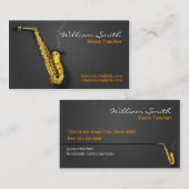 Music Teacher Visitekaartje (Voorkant / Achterkant)