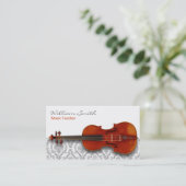 Music Teacher Visitekaartje (Staand voorkant)