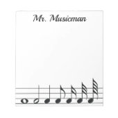 Music Thed Notitieblok (Voorkant)