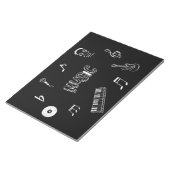 Music Thed Notitieboek Notitieblok (Schuin)
