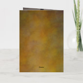 Music Theme Belated Birthday Card Brass Instrument Kaart (Achterkant)