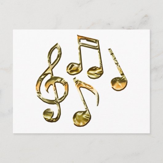 MUSIC Theme Gift Collectie Briefkaart (Voorkant)