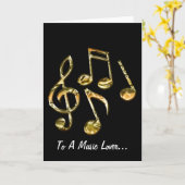 MUSIC Theme Gift Collectie Kaart (Gele Bloem)