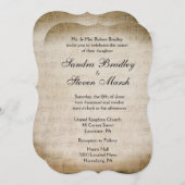 Music Theme Wedding Kaart (Voorkant / Achterkant)