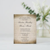 Music Theme Wedding Kaart (Staand voorkant)