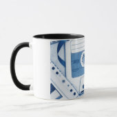 Music-Themed Long Sleeve Graphic Mok (Links)