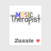 Music Therapist Sticker (Vel)