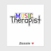 Music Therapist Sticker (Vel)
