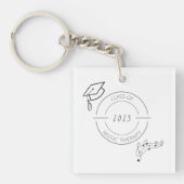 Music Therapy Afstuderen Sleutelhanger (voorkant)