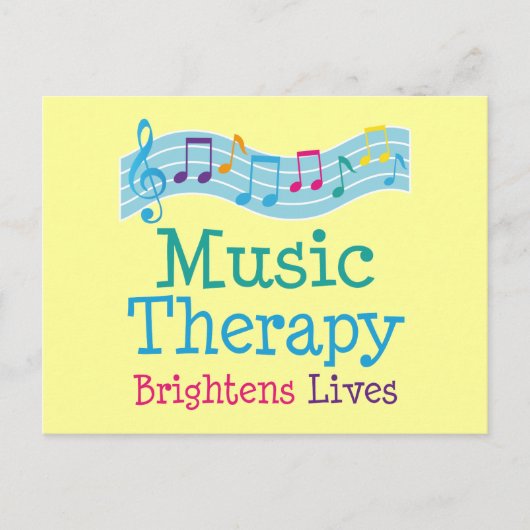 Music Therapy Brightens Briefkaart (Voorkant)
