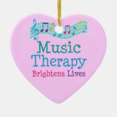 Music Therapy Brightens Keramisch Ornament (Voorkant)