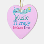 Music Therapy Brightens Keramisch Ornament (Links)