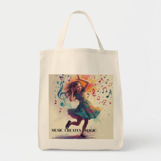 Music Tote Bag (Voorkant)
