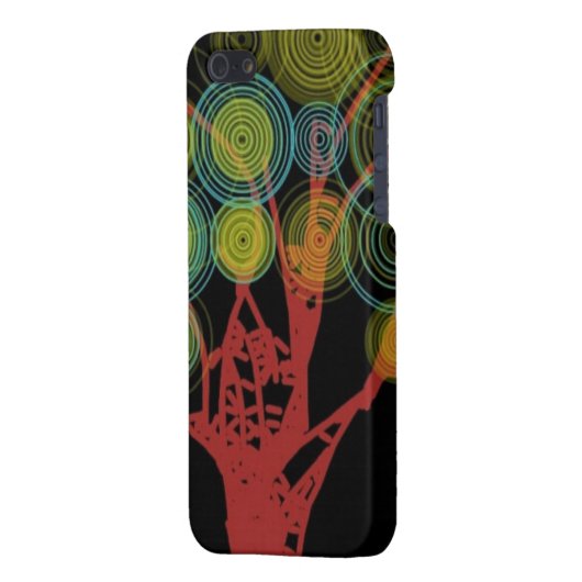 Music Tree iPhone-case iPhone Hoesje (Achterkant Links)