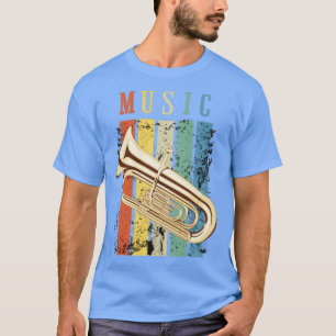 Music Tuba Retro T-shirt