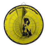 Music Universal Language Dartbord (Voorkant)