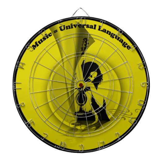Music Universal Language Dartbord (Voorkant)