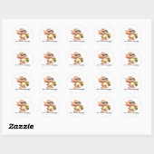 Music-Universal-taal Ronde Sticker (Vel)