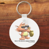 Music-Universal-taal Sleutelhanger (Voorkant)