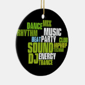 MUSIC-versiering Keramisch Ornament (Rechts)