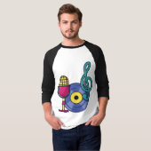 Music Vibes Graphic T-shirt (Voorkant volledig)